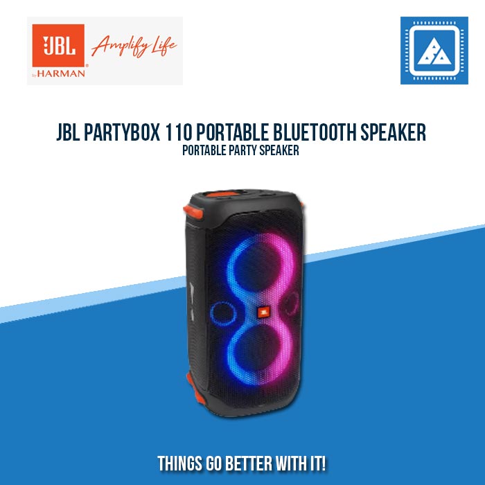 JBL PARTYBOX 110 PORTABLE BLUETOOTH SPEAKER JBL PARTYBOX 110 PORTABLE BLUETOOTH SPEAKER